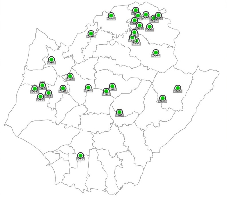 全國各縣市眷村一覽表